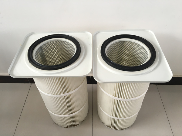 Φ415xΦ365x660高方形端蓋卡盤濾筒